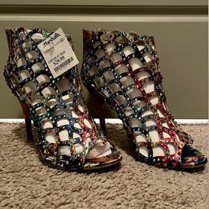 Crystal Rainbow High Heel